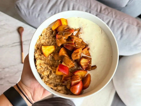 Recette Porridge Protéiné Pomme Cannelle 🍎🥣 - @apricotmaxine