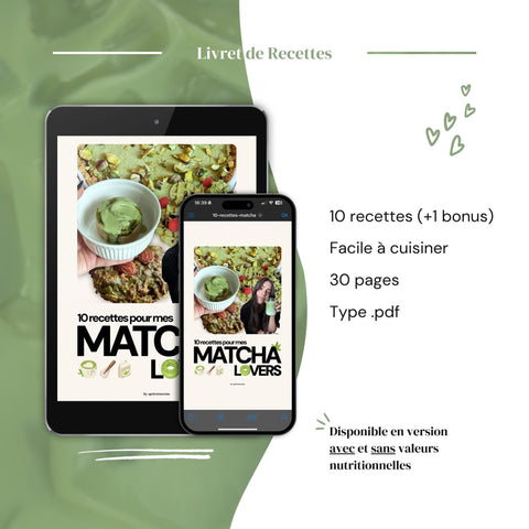 10 recettes pour mes MATCHA LOVERS - e - book ❊ apricotmaxine ❊ - @apricotmaxine